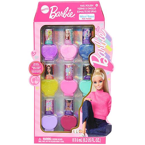 バービー キッズ ネイル 8本 ハートボトル 19892 マニキュア はがせる 水溶性 はがせるマニキュア Barbie キッズ コスメ 輸入品 | 