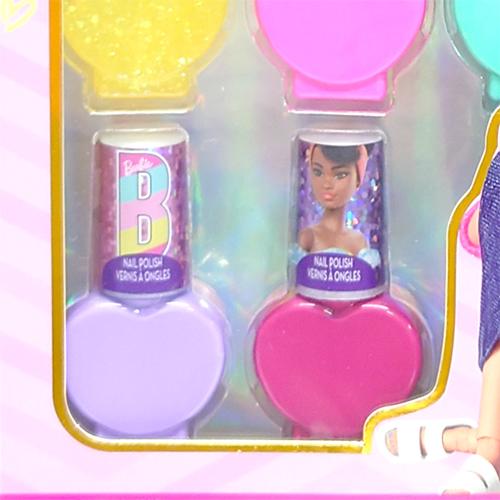 バービー キッズ ネイル 8本 ハートボトル 19892 マニキュア はがせる 水溶性 はがせるマニキュア Barbie キッズ コスメ 輸入品 |  | 03
