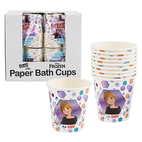 アナと雪の女王 ペーパーバスカップ 3oz. / 88.5ｍL 20個 GLAD 19906 ペーパーカップ 紙コップ カップ コップ 使い捨て 小さい ミニ アナ雪 輸入品 インポート | 