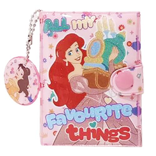 ディズニープリンセス 三つ折り 財布 （ ALL MY Favourite things アリエル / チャームベル ）19947 子供 女の子 お財布 ビニール PCNG-0095 | 
