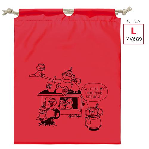 ムーミン ビニールショッパー L ( リトルミィ キッチンルーム RE