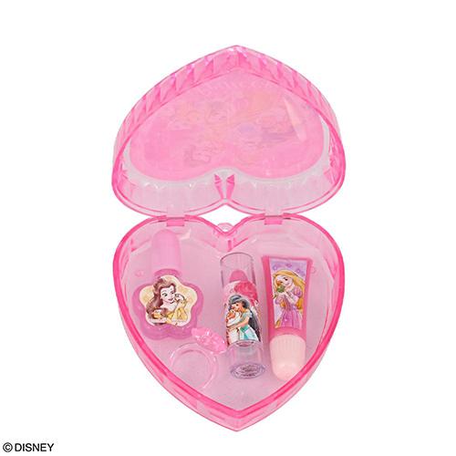 コスメ　7点セット ディズニープリンセス ハートケース コスメセット 19999 キッズコスメ