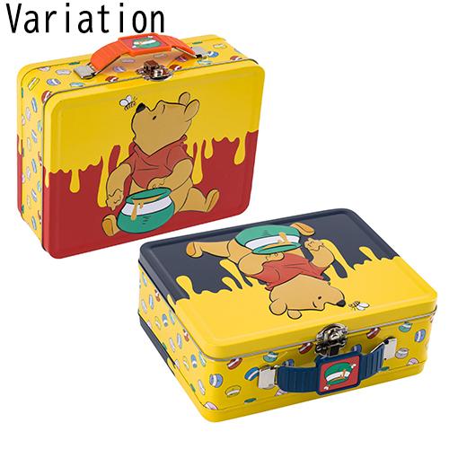 くまのプーさん ティン ボックス ( イエロー × ブラック ) 20092a トランク バッグ 缶 プーさん ディズニー キャラクター グッズ 雑貨 輸入品 Tin Box |  | 05