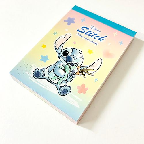 スティッチ メモ ミニ 水彩 20133 メモ帳 ミニメモ 紙 キャラクター Disney リロ＆スティッチ Stitch 文具 文房具 S2848368 |  | 01