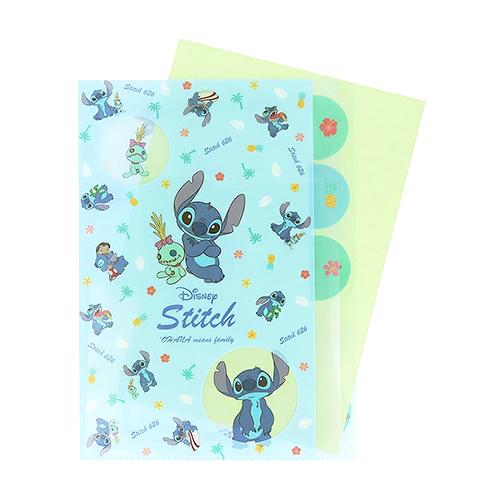 スティッチ ダイカット クリアファイル 5ポケット 2D 20138 ファイル