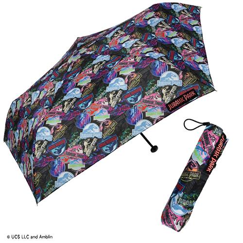 ジュラシック・パーク 晴雨兼用 折りたたみ傘 50cm 20152 かさ カサ 雨傘 日傘 晴雨兼用傘 コンパクト 軽量 折り畳み 恐竜 きょうりゅう グッズ 映画 | 