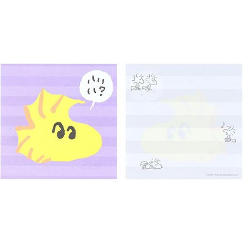 スヌーピー 窓付 スクエアメモ PNWS2 ( ウッドストック ) 20223 メモ帳 メモパッド 文房具 文具 SNOOPY PEANUTS キャラクター グッズ サンスター文具 | サンスター文具 | 04