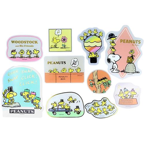 スヌーピー ステッカー セット PNWS2 ( ピンク ) 20232 シール 文房具 文具 PEANUTS SNOOPY キャラクター グッズ | サンスター文具 | 01