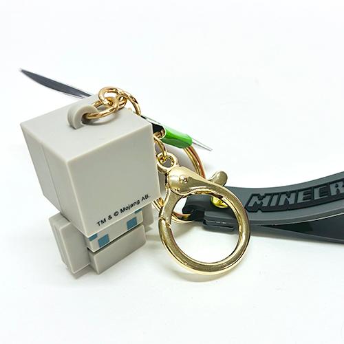 マインクラフト マスコット キーホルダー ( スケルトン ) 20276 マイクラ グッズ Minecraft ゲーム キャラクター Skeleton Mob 立体 フィギュア MCT-MA-SK |  | 01