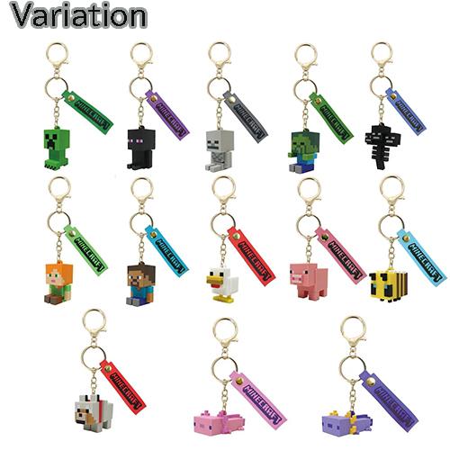 マインクラフト マスコット キーホルダー ( スケルトン ) 20276 マイクラ グッズ Minecraft ゲーム キャラクター Skeleton Mob 立体 フィギュア MCT-MA-SK |  | 03