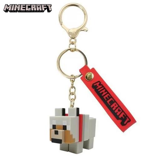 マインクラフト マスコット キーホルダー ( オオカミ ) 20284 マイクラ