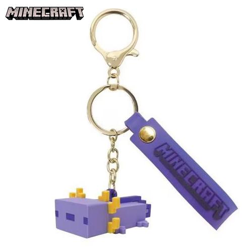 マインクラフト マスコット キーホルダー ( ウーパールーパー / ブルー ) 20286 マイクラ グッズ Minecraft ゲーム Axolotl 立体 フィギュア MCT-MA-UB | 