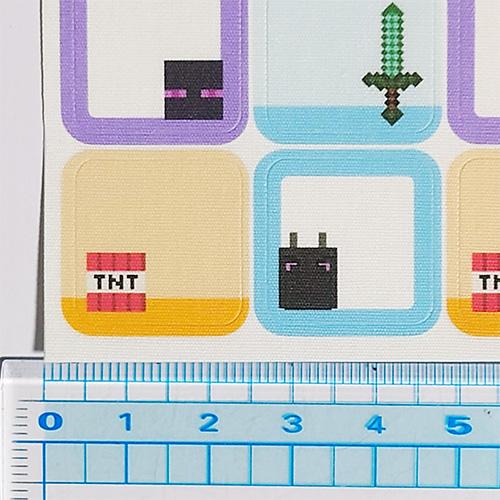 マインクラフト 洗濯タグ用 ネームシール 24枚入り 20389 マイクラ グッズ 名前シール なまえシール シールタイプ 布 洋服 服 手芸 Minecraft MYCT001 |  | 03