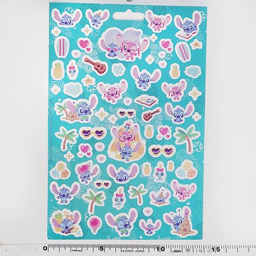 スティッチ ステッカーパッド 4シート パフ入り OVER300 20456 Lilo＆Stitch Disney シール ぷくぷく パフ 立体シール ご褒美シール 輸入品 インポート |  | 06
