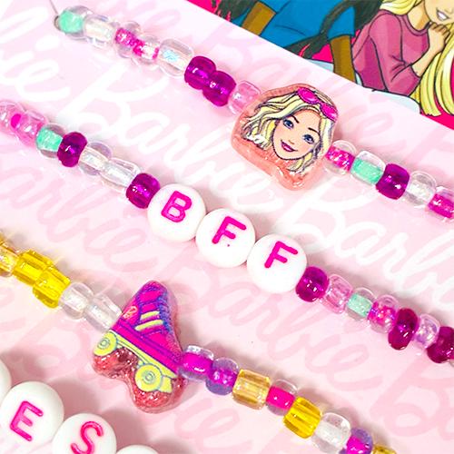 バービー キッズ ビーズ ブレスレット 8本入り 20457 Barbie アクセサリー キッズアクセ 子供 女の子 ピンク ブルー イエロー パープル おしゃれ 輸入 |  | 01