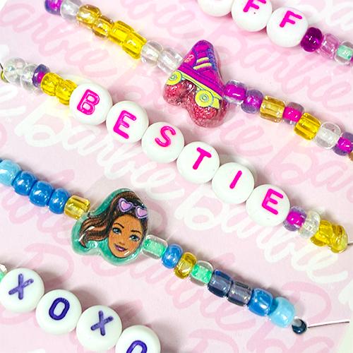 バービー キッズ ビーズ ブレスレット 8本入り 20457 Barbie アクセサリー キッズアクセ 子供 女の子 ピンク ブルー イエロー パープル おしゃれ 輸入 |  | 02