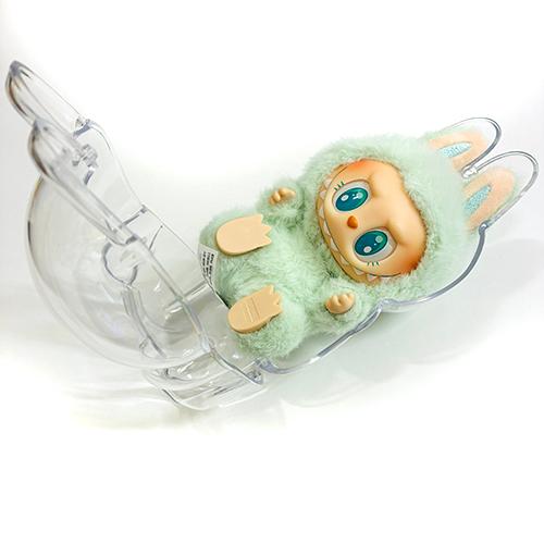 POP MART（ポップマート） ラブブ クリアケース ( 座り姿タイプ