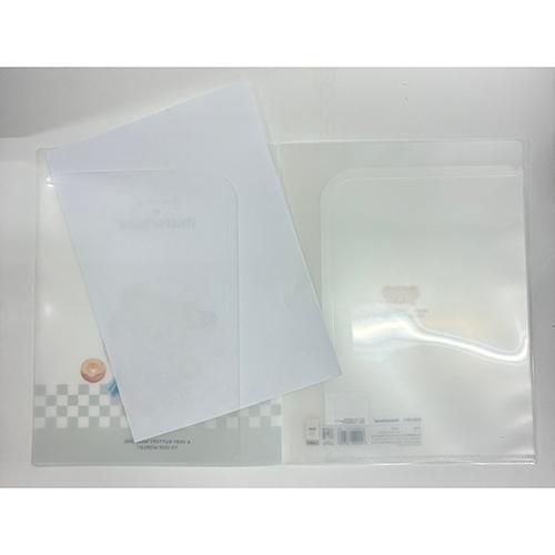 バターベア クリアファイル A4 ( ホワイト ) 20620a Butter bear