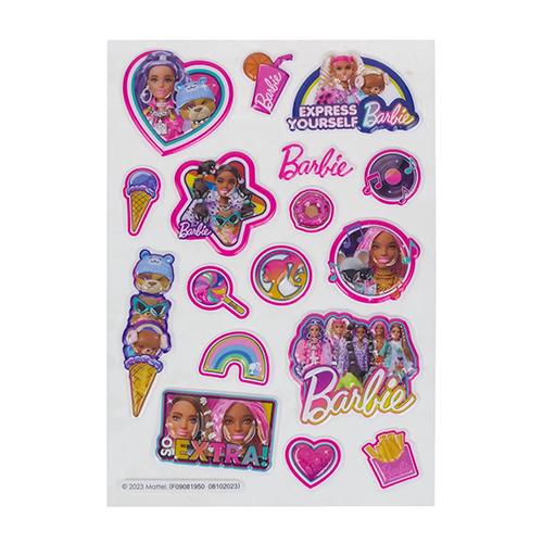 レア）バービー Barbie♡シール ステッカー17枚セット バービー エクストラ パフィーステッカー 17pcs 20670 バービーグッズ