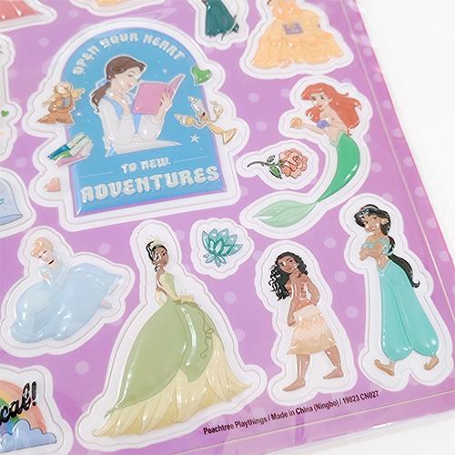 ディズニープリンセス 3D ステッカー 1シート 20679 プリンセス シール 立体 エンボス ぷくぷく ベル ラプンツェル アリエル キャラクター グッズ 輸入 |  | 02
