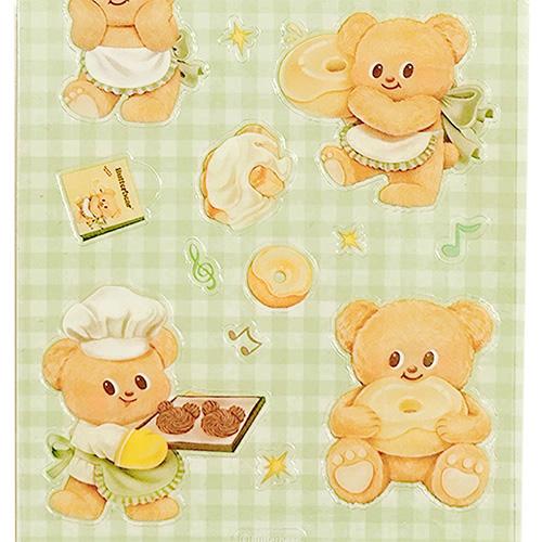 バターベア クリアステッカー ( チェックバック / グリーン ) 20792c Butter bear シール ステッカー タイ くま ノーン・ヌーイ キャラクター グッズ 輸入 |  | 02