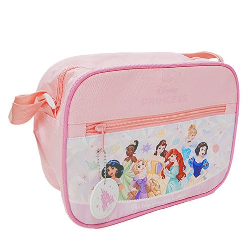 ディズニープリンセス ショルダーバッグ ピンク 20843 通園バッグ 女の子 幼児 キッズ 子ども 斜め掛け バッグ ラプンツェル アリエル ベル キャラクター グッズ | 