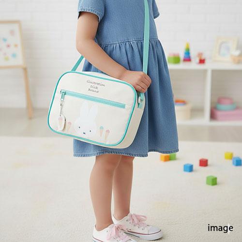 ミッフィー ショルダーバッグ アイボリー 20860 通園バッグ 女の子 幼児 キッズ 子ども 斜め掛け バッグ MIFFY キャラクター グッズ |  | 03