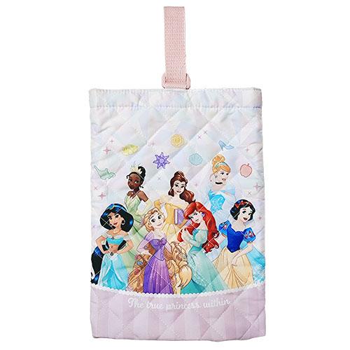 ディズニープリンセス シューズバッグ キルト ピンク 20863 キルトシューズバッグ 上履き入れ 上履き袋 上履き うわばき シューズケース 女の子 幼児 小学生 | 
