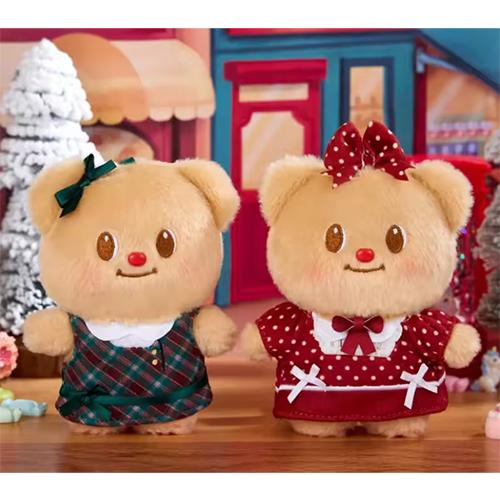バターベア ぬいぐるみチャーム レトロシリーズ ドレスアップ
