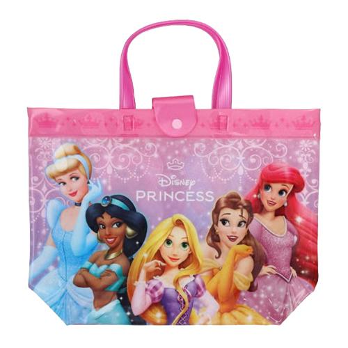 ディズニープリンセス ビニール バケット型 バッグ 21144 ビニールバッグ プールバッグ 水泳バッグ トート バッグ プール スイミング 海水浴 女の子 | 