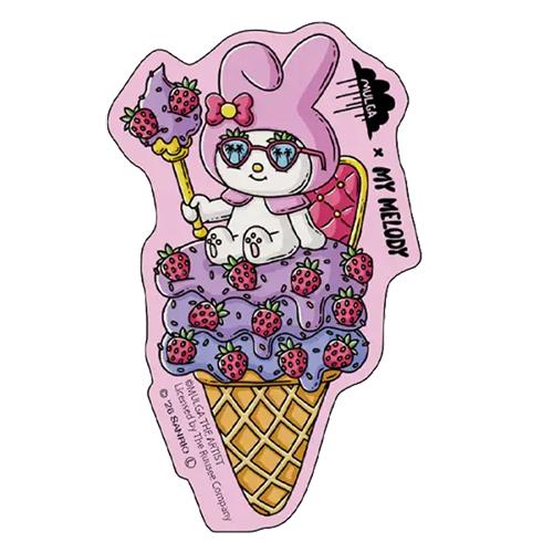 モルガ × サンリオキャラクターズ ステッカー ( マイメロディ ) 21154