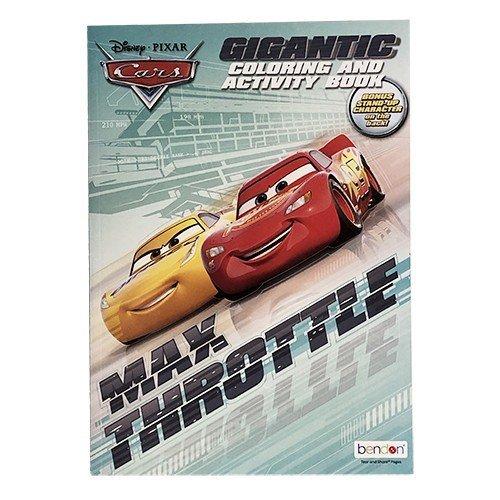 カーズ ぬりえ Gigantic 192ページ ( MAX THROTTLE ) 21193a CARS 塗り絵 ぬり絵 アクティビティーブック ワーク 英語 子ども 男の子 車 乗り物 輸入 | 