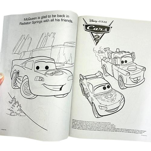 カーズ ぬりえ Gigantic 192ページ ( LIGHTNING SPEED ) 21193b CARS 塗り絵 ぬり絵 アクティビティーブック ワーク 英語 子ども 男の子 車 乗り物 輸入 |  | 01