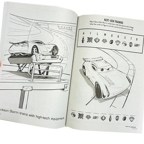 カーズ ぬりえ Gigantic 192ページ ( LIGHTNING SPEED ) 21193b CARS 塗り絵 ぬり絵 アクティビティーブック ワーク 英語 子ども 男の子 車 乗り物 輸入 |  | 02