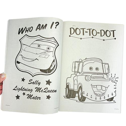 カーズ ぬりえ Gigantic 192ページ ( LIGHTNING SPEED ) 21193b CARS 塗り絵 ぬり絵 アクティビティーブック ワーク 英語 子ども 男の子 車 乗り物 輸入 |  | 03