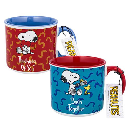 スヌーピー マグカップ 21oz 620ml 21205 スヌーピー グッズ 食器 マグ 陶器 大きい ピーナッツ かわいい キャラクター 雑貨 PEANUTS SNOOPY 輸入 | 