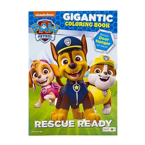 パウパトロール ぬりえ GIGANTIC 192ページ ( RESCUE READY ) 21220a パウパト アクテビティー ブック ワーク 塗り絵 英語 ぬり絵 Paw Patrol 輸入 | 
