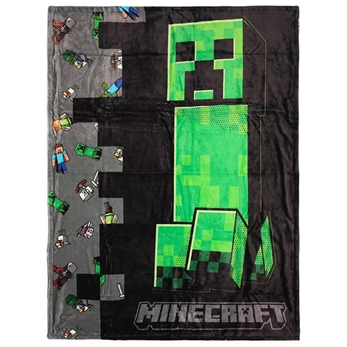マインクラフト ブランケット クリーパー 45in×60in 21262 マイクラ ひざかけ 毛布 ゲーム キャラクター グッズ 雑貨 Minecraft 輸入 |  | 01