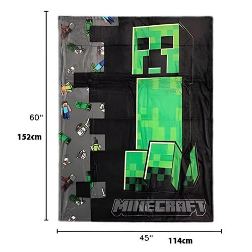マインクラフト ブランケット クリーパー 45in×60in 21262 マイクラ ひざかけ 毛布 ゲーム キャラクター グッズ 雑貨 Minecraft 輸入 |  | 03
