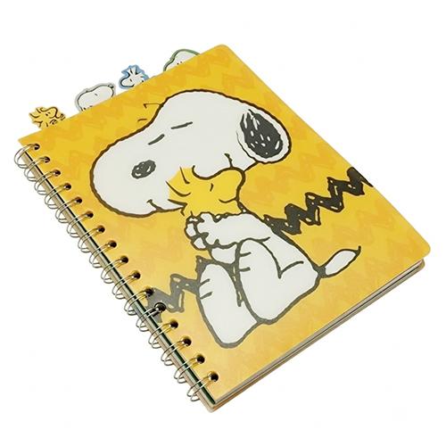 スヌーピー リングノート ダイカット タブ付き 96シート 21267 ノート 罫線 横罫 インデックス PEANUTS ピーナッツ 文房具 文具 日記帳 Snoopy Journal 輸入 |  | 07