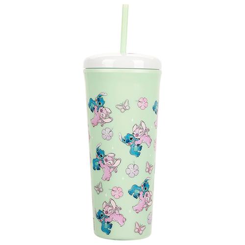 Ubmom ストローカップ 280ml ラベンダー スティッチ ストロータンブラー セミドームカップ 26oz / 710mL 21284