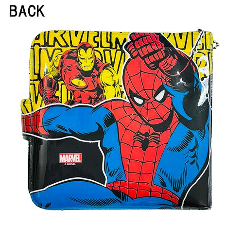 スパイダーマン ビニール 財布 ( ロゴイエロー ) 21344 マーベル MARVEL 財布 コインケース 札入れ 二つ折り 男の子 SPNG-0060 |  | 01