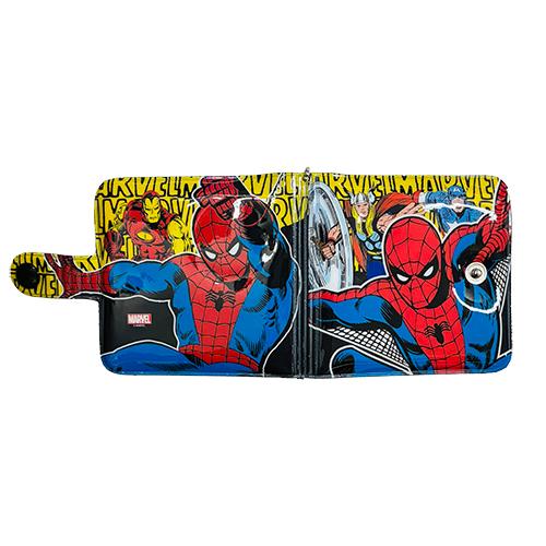 スパイダーマン ビニール 財布 ( ロゴイエロー ) 21344 マーベル MARVEL 財布 コインケース 札入れ 二つ折り 男の子 SPNG-0060 |  | 02