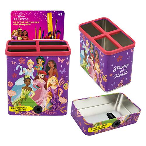 ディズニープリンセス シャープナー付き ペン立て 21375 ペンスタンド 鉛筆削り 机回り 整理 プリンセス グッズ 文具 文房具 ディズニー 輸入 | 