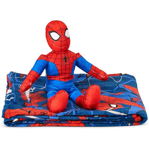 スパイダーマン ぬいぐるみ & ブランケット セット 21380 ひざかけ 毛布 薄手 抱き枕 SPIDER-MAN Hugger Pillow & Silk Touch Throw Blanket Set 輸入 |  | 06