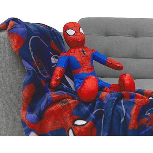 スパイダーマン ぬいぐるみ & ブランケット セット 21380 ひざかけ 毛布 薄手 抱き枕 SPIDER-MAN Hugger Pillow & Silk Touch Throw Blanket Set 輸入 |  | 08