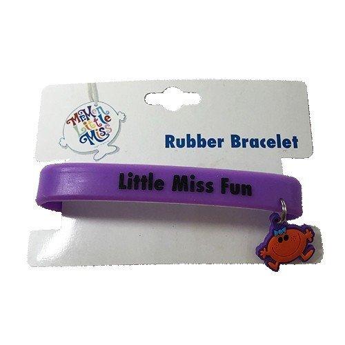 Mr.Men & Little Miss ミスターメン&リトルミス ラバーブレスレット 3639r パープル Little Miss Fun｜pretzel