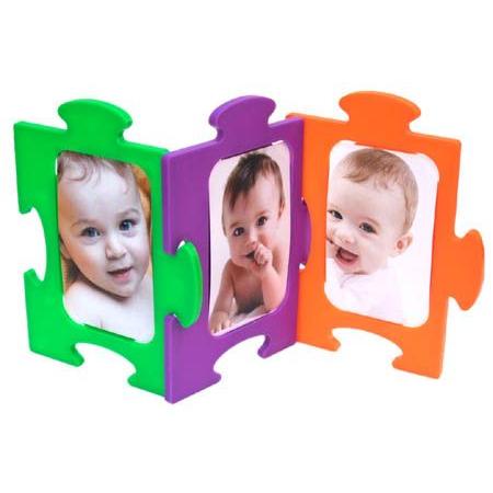 パズルフレーム レインボー485（カラフルで楽しいパズル型フォト