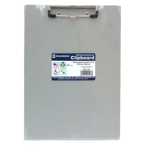 SAUNDERS(サンダース) アルミクリップボード スリム【バインダー 丈夫