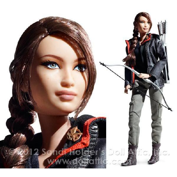 バービー Barbie ハンガーゲーム(Hunger Games) Katnissドール7125【コレクター ブラックラベル カットニス】  [宅配便配送のみ] |  | 01